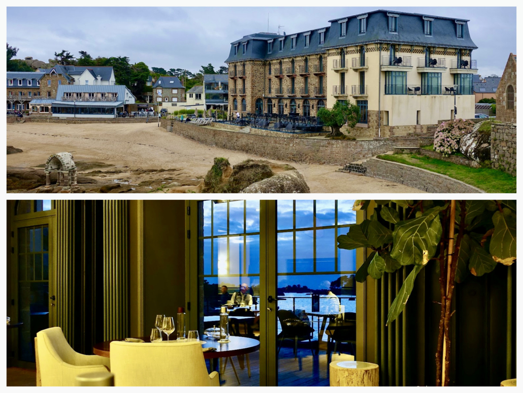 Restaurant La Table de mon Père at Hotel Castel Beau Site Perros-Guirec Brittany/France - best restaurants Brittany