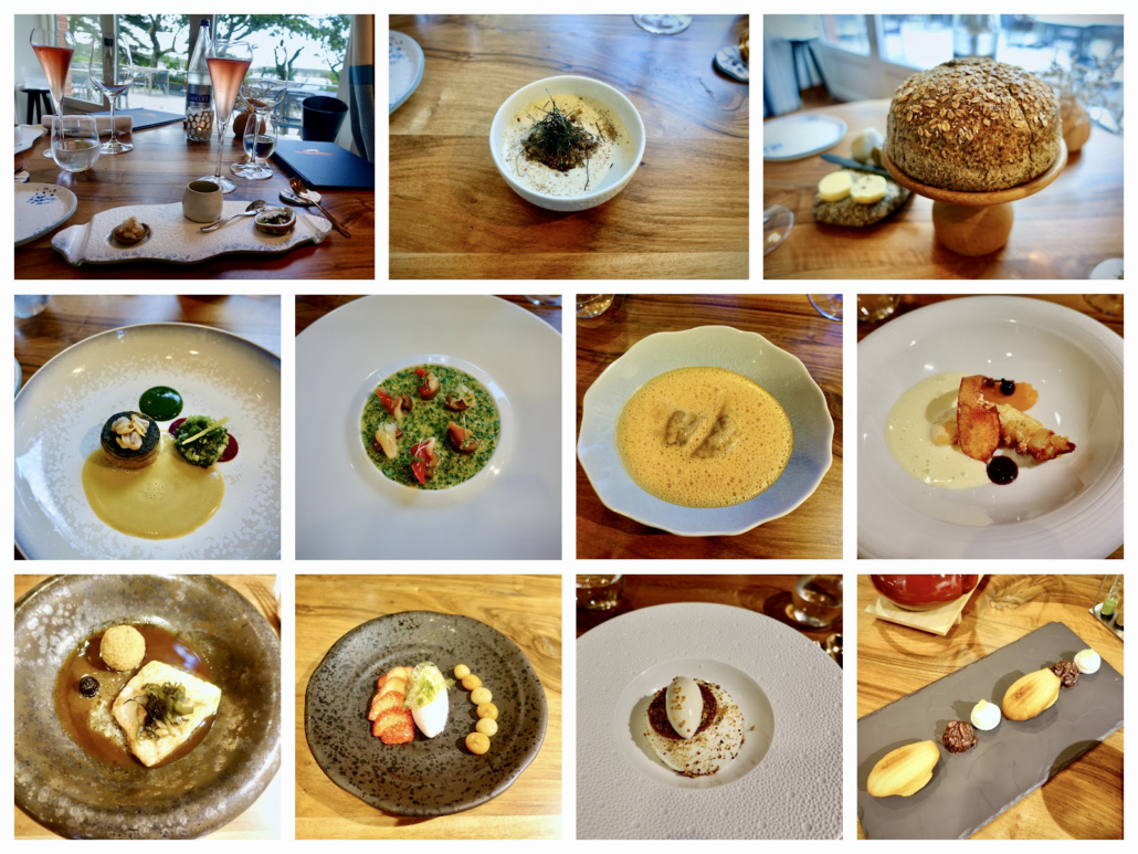 Restaurant Les Trois Rochers at Villa Tri Men Sainte-Marine/Combrit Brittany/France - best restaurants Brittany